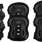 Spokey Scheenbeschermers do Inline Skates Shield Zwart -- - Maat M