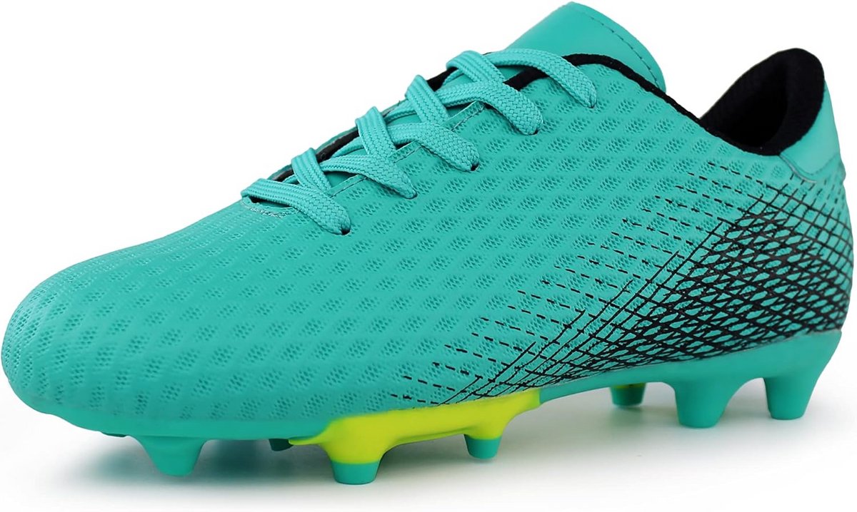 1200x718 Groene voetbalschoenen voor kinderen en meisjes - Stevige noppen voor gras en kunstgras - Afbeelding 1