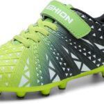 Voetbalschoenen voor jongens - Outdoor hardcourt - Veelzijdige gymschoenen voor kinderen van 32-38 EU - Trendy ontwerp met verstevigde neus - Vetersluiting voor een perfecte pasvorm
