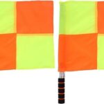 - Voetbalvlaggen - Scheidsrechter - Rood en Geel - Lijnrechter - Wedstrijd Voetbal - Hockey Training - Sport - Geschikt voor Voetbal - Opbergtas