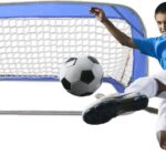 Pop-up voetbaldoel set van 2 stuks - eenvoudige voetbaltraining - tuin en kinderen - diverse maten en kleuren - robuust en licht - binnen en buiten - vrijetijdsspel