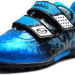 Kinder Voetbalschoenen Jongens Multicolor Stevige Zolen voor Gras en Zaal - Klittenband