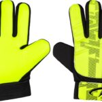 Avento Keepershandschoenen - Junior - Geel/Zwart - Maat M - PU Grip