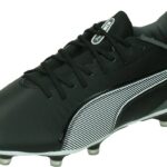 Puma King Match FG/AG voetbalschoenen zwart maat 39 voor kinderen.