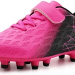 Stevige voetbalschoenen voor kinderen - Jongens en meisjes voor vaste ondergronden