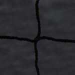 11-kant voetbalnet 3mm - Zwart - Voor doel 7,32 x 2,44 x 2 x 2 m
