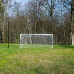 Voetbaldoel 3,7 x1,8m (met geïntegreerd beschermingsnet van 6,5x3m)