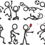 Set van 2 sportieve wandstickers voor auto's en voetbalthema's - Perfect voor kinderkamers en speelruimtes