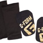 G-Form Pro-S Blade Scheenbeschermer - Zwart / Goud | Maat: S