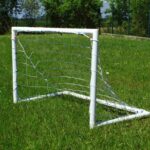 Paar voetbaldoelen - 1,2m x 0,8m - PVC - Wit