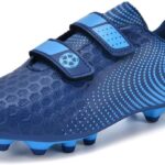 Kinder voetbalschoenen voor jongens en meisjes - Lichtgewicht en anti-slip voetbalschoenen voor stevige ondergronden