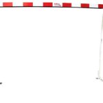 Set Metallic Zaal/Handbal Doelen Opvouwbaar 80x80 Mm