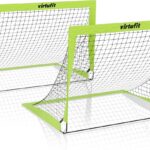 Set Pop-Up Voetbaldoelen 120 x 90 cm Inclusief Draagtas