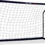 Voetbaldoel Tuin - Trainingsdoel Kinderen - Voetbaltraining Buiten - Robuust Metalen Frame - 300x200 cm - Zwart