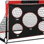 2-in-1 Opvouwbaar Voetbaldoel met Trainingswand - Kinderen Binnen & Buiten