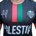 Palestine United Voetbal T-shirt Unisex Zwart - Palestina United - Football Jersey - Maat XL