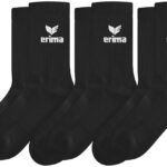 Erima 3-Pack Sportsokken - Zwart | Maat: 43-46