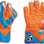 Wicket Keeping Handschoenen voor Volwassenen Duurzaam Kalfsleer