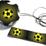 voetbal trainingsmateriaal- voetbal spullen- voetbal training- Voetbaljongleerzak - jongleertoestel - kinderen - passen - vangen - oefenen - voetbaltrainingsgordel - artefact - jongleerzakuitrusting (geel)