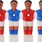 Baby Voetbal Speelgoed voor Kinderen - Voetbalstandbeeld, Actiefiguur en Vervangende Onderdelen in Rood en Blauw