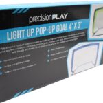 PrecisionPLAY Light Up Pop-up voetbaldoel - 122 x 92 x 92 centimeter - LED strip