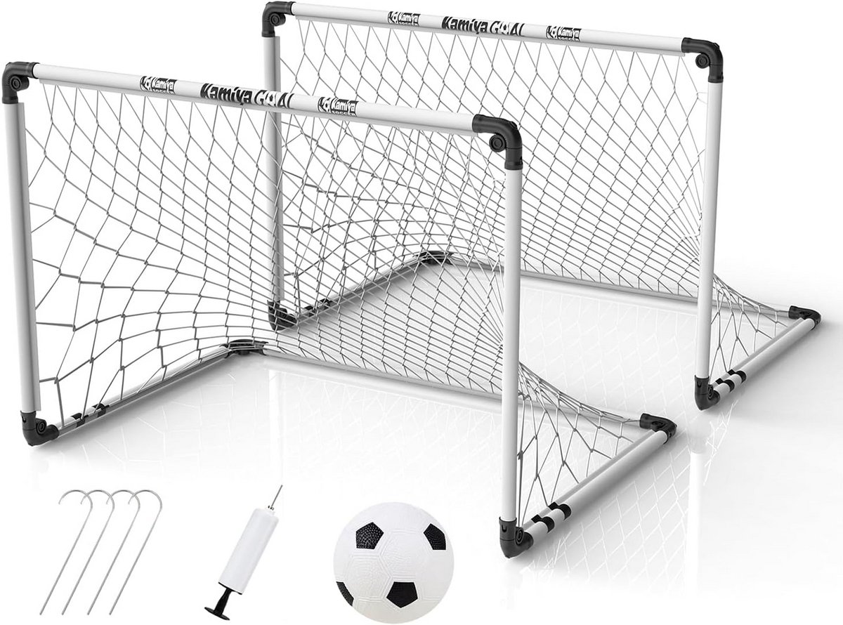 1200x890-3 Opvouwbaar Voetbaldoel voor Kinderen - Binnen en Buiten - Verschillende Maten - Afbeelding 1