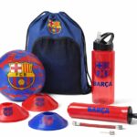 FC Barcelona Trainingsset Kind – Voetbal Trainingskit met Bal, Pompje, Rugzak, Drinkfles en Pionnen – Barça Cadeauset