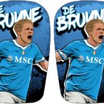 De Bruyne scheenlappen Napoli - Maat S