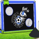 Kindervoetbaldoel 2-in-1 Opvouwbaar Voetbaldoel voor Buiten met Draagtas