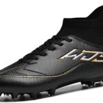 Professionele Heren Voetbalschoenen voor Kunstgras (AG) - Hoge Top & Ademend