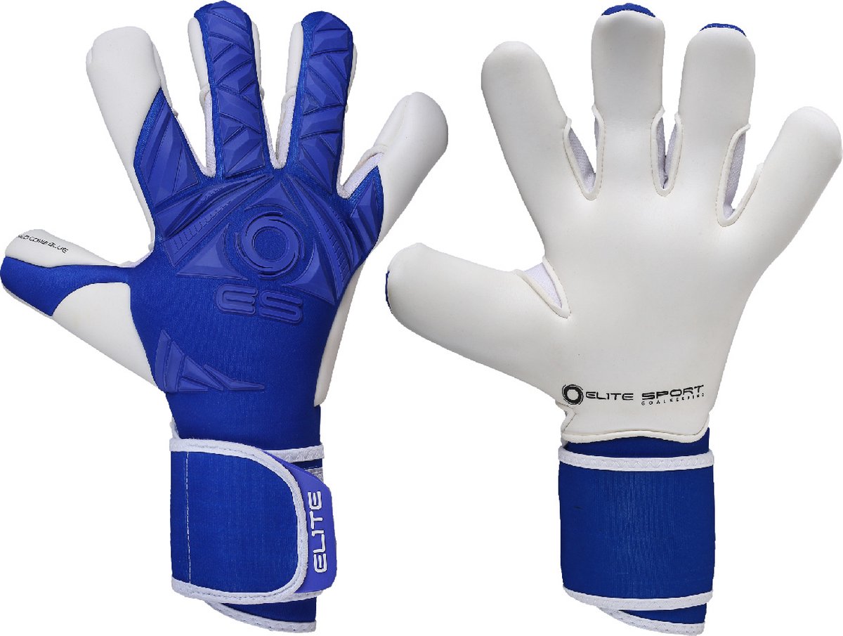 1200x905-3 Elite Sport Neo Combi Keepershandschoenen - Wit / Royal | Maat: 7 - Afbeelding 1