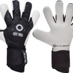 Elite Sport Neo Combi Keepershandschoenen - Zwart / Wit | Maat: 8