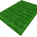SAVI® Voetbalmat - Dribbelmat - Voetbal Tapijt - Groen - 120cm x 80cm x 1cm