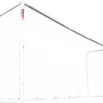 Voetbaldoel POWERSHOT 5 x 2 m mVC + Schietwand