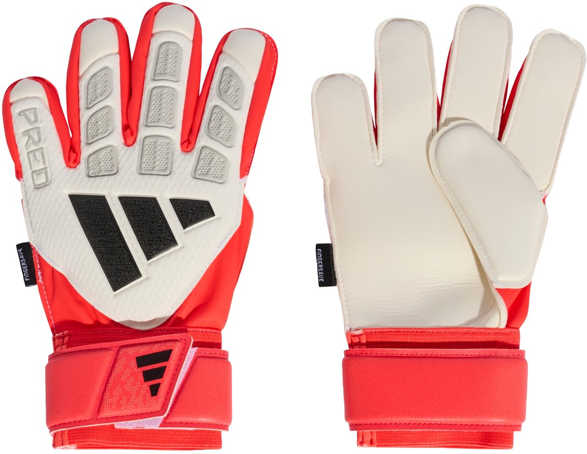 1200x928-1 Adidas Performance Predator Match Fingersave Keepershandschoen Junior - Kinderen - Wit - Afbeelding 1