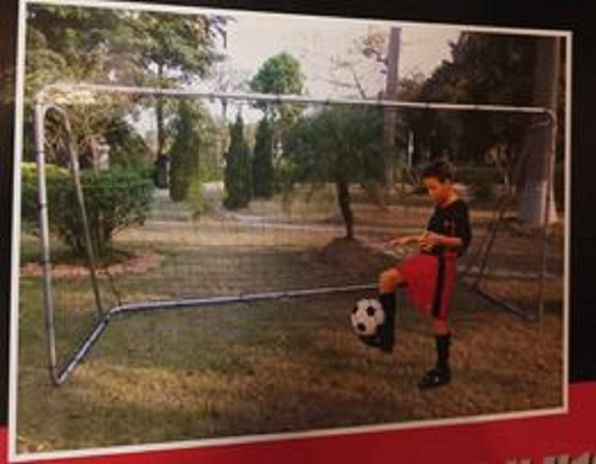 1200x934-4 Voetbal Goal - Pro Star Quality Soccer Goal - Afbeelding 1