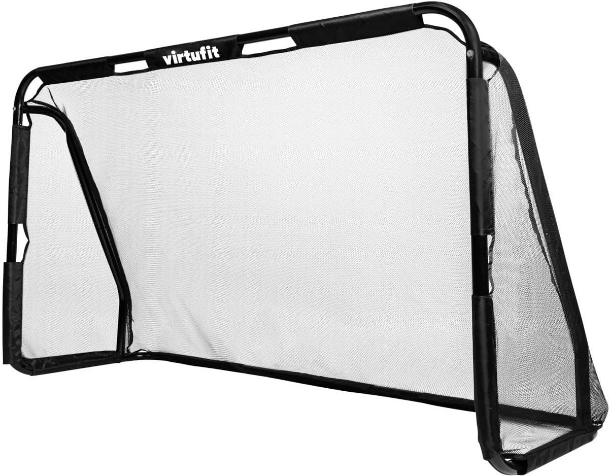 1200x938 Voetbaldoel - Trainingsdoel - Buiten Sporten - Stabiel Metalen Frame - 120 x 80 cm - Zwart - Afbeelding 1