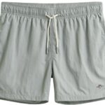 GANT heren zwemshort basic logo grijs