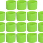 Football Captain Armband - 18Pcs Elastische Arm Band voor Sport - Fluorescent Groen voor Jeugd en Volwassenen Football Team Training