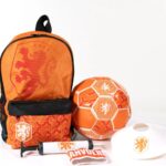 KNVB Nederlands Elftal Voetbal Trainingsset Kind - Bal Maat 5 + Pionnen + Pomp + Aanvoerdersband + Tas