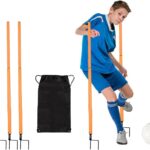 Telescopische Voetbal Agility Training Stokken Verstelbaar voor Snelheidstraining en Buitenactiviteiten