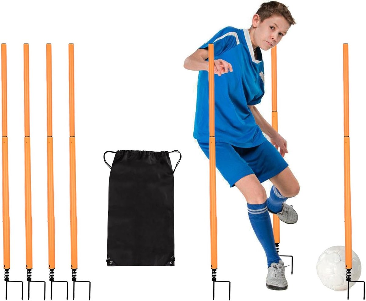 1200x985-2 Telescopische Voetbal Agility Training Stokken Verstelbaar voor Snelheidstraining en Buitenactiviteiten - Afbeelding 1