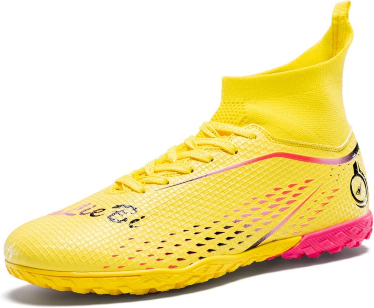 1200x990-2 Hoge Voetbalschoenen Heren en Jongens met Noppen voor Training en Wedstrijd - Afbeelding 1