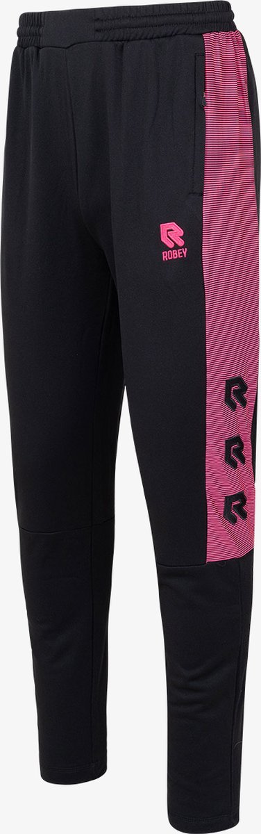 376x1200-2 Robey Performance Trainingsbroek - Zwart / Fluo Roze | Maat: S - Afbeelding 1