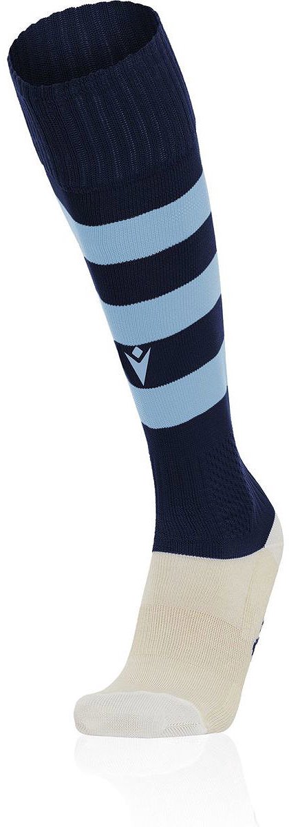 420x1200-3 Macron Hoops Voetbalkousen - Marine / Columbia | Maat: 35/38 - Afbeelding 1