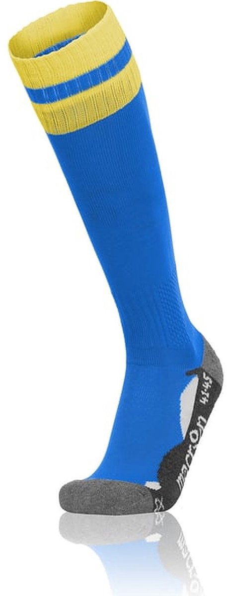 457x1200-1 Macron Azlon Voetbalkousen - Royal / Geel | Maat: 43/46 - Afbeelding 1