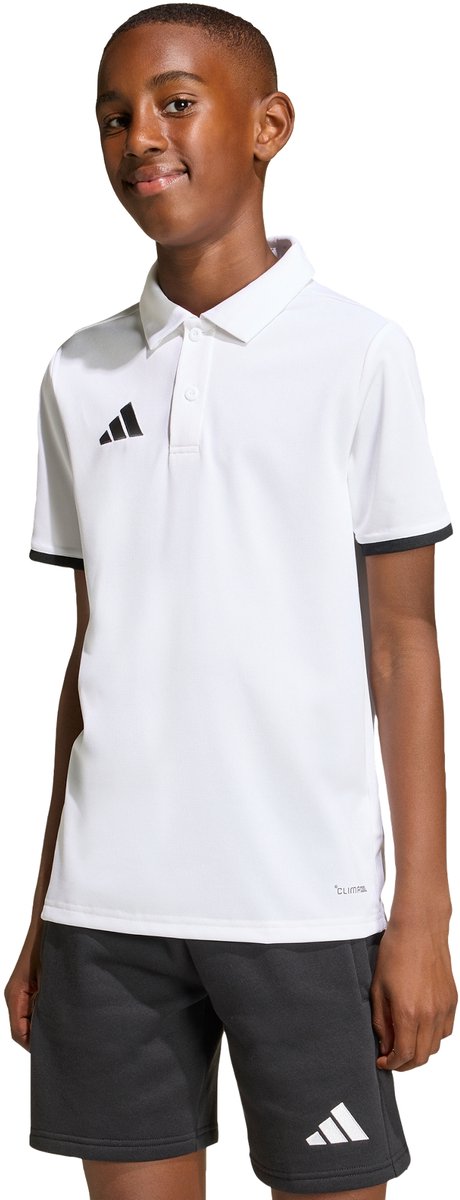 460x1200-6 Adidas Performance Entrada26 Poloshirt Kids - Kinderen - Wit - Afbeelding 1
