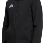 Adidas Performance Entrada26 Hoodie Met Lange Ritssluiting Kids - Kinderen - Zwart