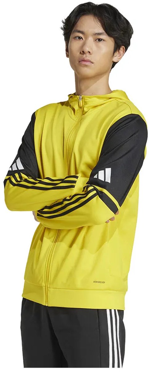 486x1200 Adidas Squadra 25 Sweatshirt Met Rits Geel L / Regular Man - Afbeelding 1