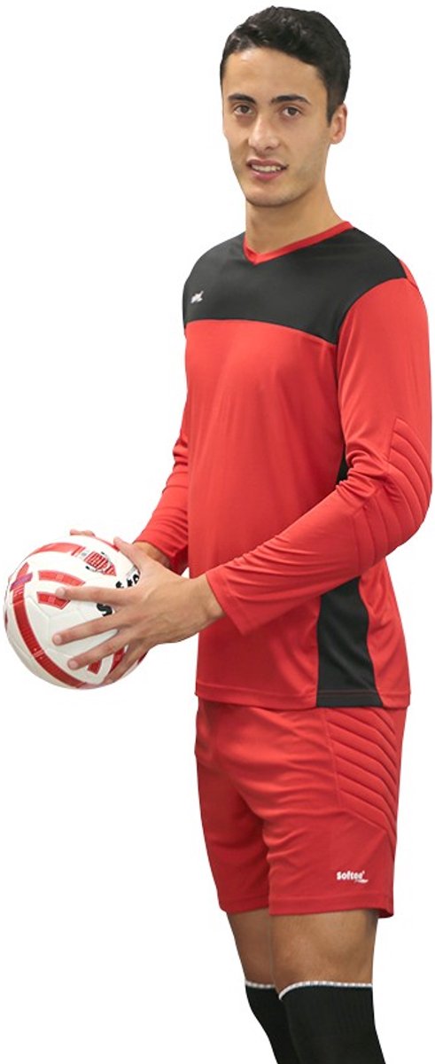 491x1200-12 Softee Full T-shirt Met Lange Mouwen Rood S Man - Afbeelding 1